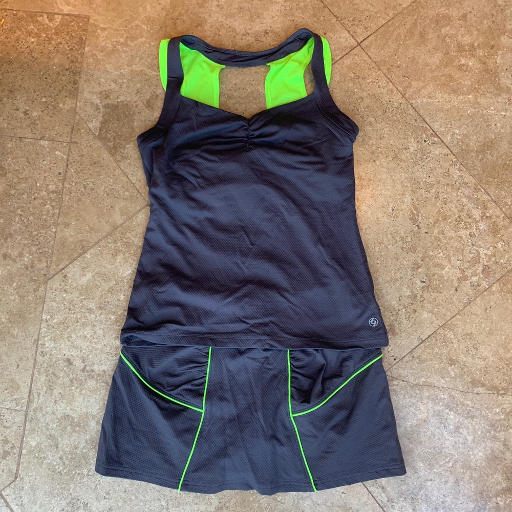 Lija skort and tank tennis outfit